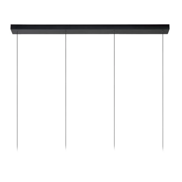 Lucide LORENZ - Pendelleuchten - LED Dim. - 4x4W 3000K - Schwarz - DETAIL 1